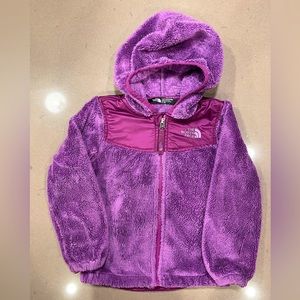 The North Face Full Zip Hoodie Purple 3T
